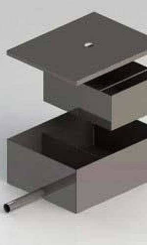 Caixa de decantação em aço inox Caixa de decantação em aço inox