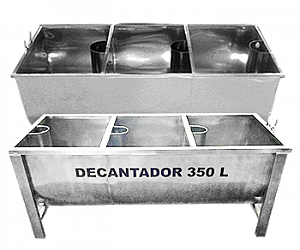 Decantador de garapa em aço Inox Decantador de garapa em aço Inox