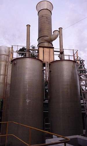 Lavador de gases para galvanoplastia Lavador de gases para galvanoplastia